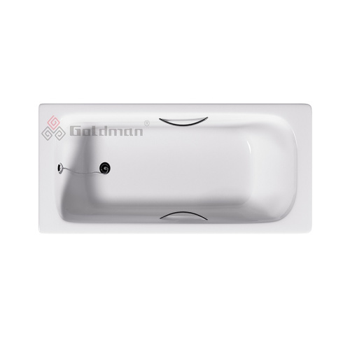 Ванна чугунная Goldman Maxima Maxima 200*85*46 200х85 пристенная прямоугольная