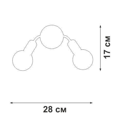 Бра Vitaluce V3927-0/2A - фото 2