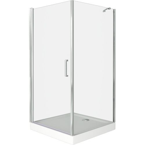 Душевой уголок Good Door PANDORA ПД00075 80х80 стекло прозрачное профиль хром без поддона