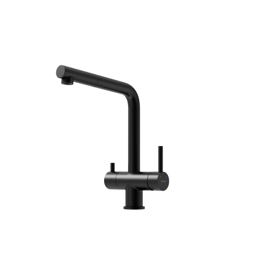 Смеситель для кухни Sancos Spin SC4015MB на мойку черный матовый