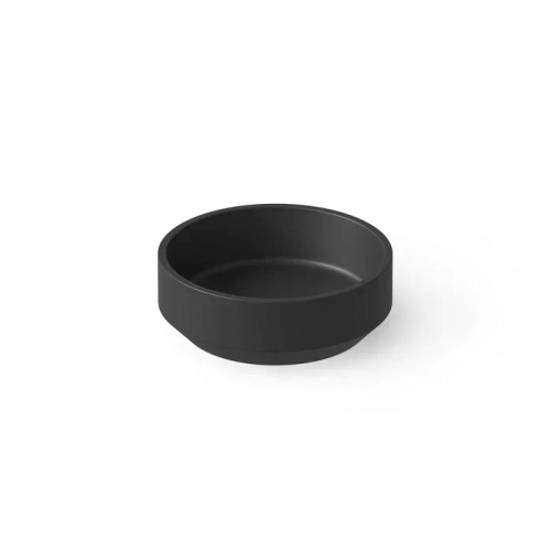 Раковина керамическая Dea Design Washbasins DD9096 430 16 40х40 накладная цвет черный без отверстий под смеситель