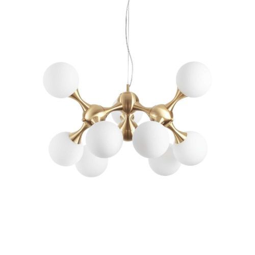 Люстра подвесная Ideal lux Nodi (Ноди) NODI SP9 OTTONE