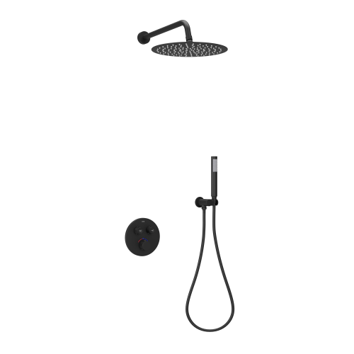 Душевая система Sancos Link SC3005MB встраиваемая в стену с термостатом