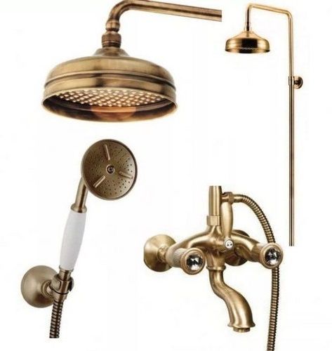 Душевая стойка Fiore 13ZZ0615 настенная цвет бронза - фото 4