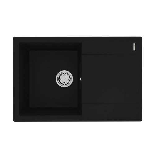 Кухонная мойка LeMark Imandra 760 9910025 76х50 цвет антрацит поверхность матовая