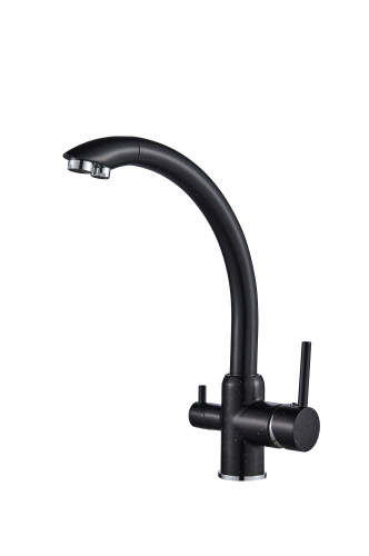 Смеситель для кухни D-Lin D159315-5A на мойку черный