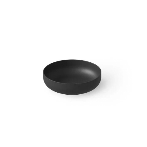 Раковина керамическая Dea Design Washbasins DD9101 400 16 40х40 накладная цвет черный без отверстий под смеситель