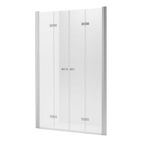 Душевая дверь New Trendy NEW SOLEO D-0262A 230х195 стекло прозрачное профиль хром глянцевый