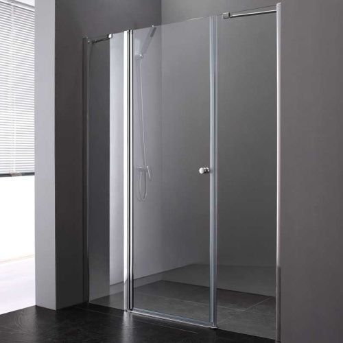 Душевая дверь Cezares ELENA ELENA-W-B-13-60+60/30-P-Cr-R 150х195 стекло рифленое профиль хром