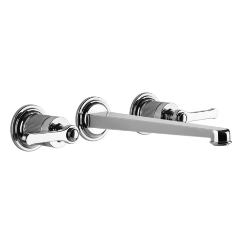 Смеситель для раковины Gessi Venti20 65090#031 встраиваемый в стену хром (внешняя часть)