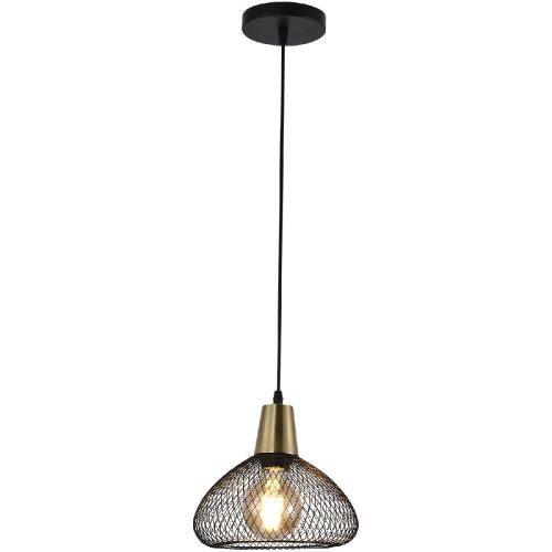 Светильник подвесной Reluce 03204-3.9-01 BK+COPPER