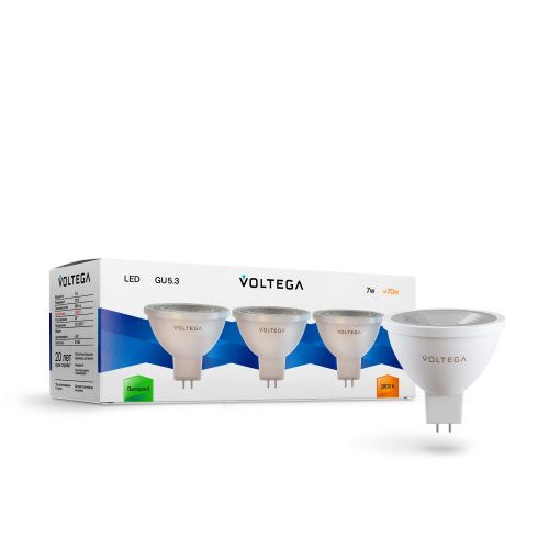 Лампочка светодиодная Voltega Sofit GU5.3 Lens 7178