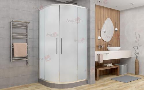 Душевой уголок AvaCan HC120MT 120х120 стекло прозрачное профиль хром глянцевый