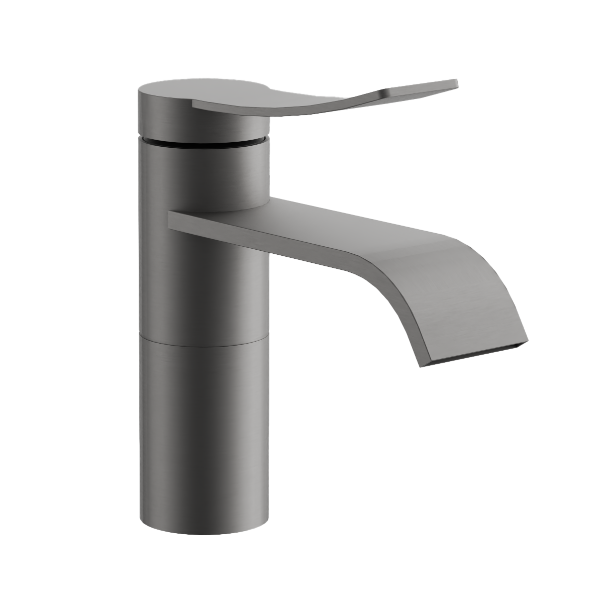 Смеситель BELZ B10812-3 на раковину оружейная сталь