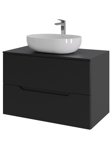 Тумба с раковиной Orange Line Li-80TubMDF+B05-480W 81х46х67,5