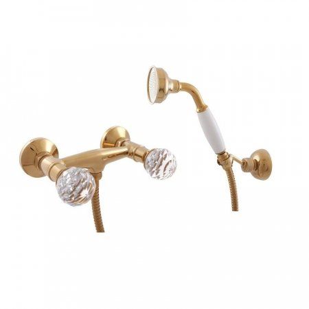 Смеситель для душа RavSlezak BRILLIANCE BRILLIANCE180.5/2Z настенный золото