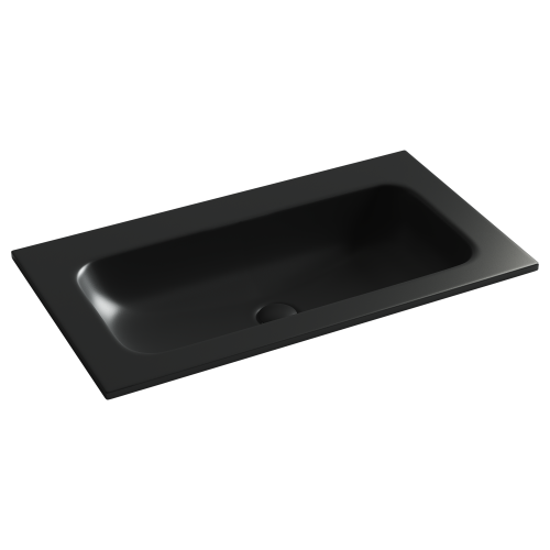 Раковина Ceramica Nova GRACE 81 см CN7012MBwx накладная цвет черный матовый