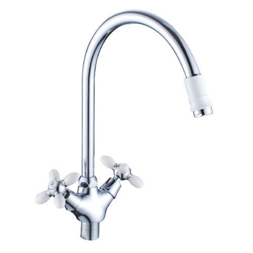 Смеситель для кухни Cron CN46127-8 на мойку белый