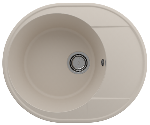 Кухонная мойка Ulgran Quartz Nora 585-02 58,5х48,5 цвет лен