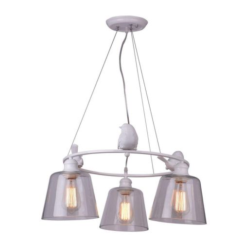 Люстра подвесная Arte Lamp Passero (Пассеро) A4289LM-3WH