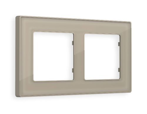 Рамка двухместная Ambrella Volt Arctic (Арцтиц) AF580362