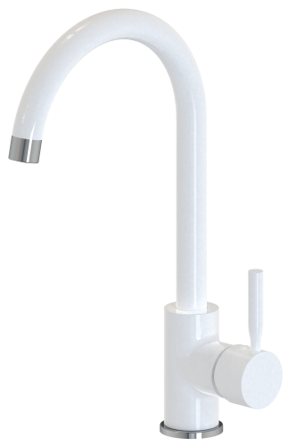 Смеситель для кухни Esko Fresco FR 519 W на мойку белый