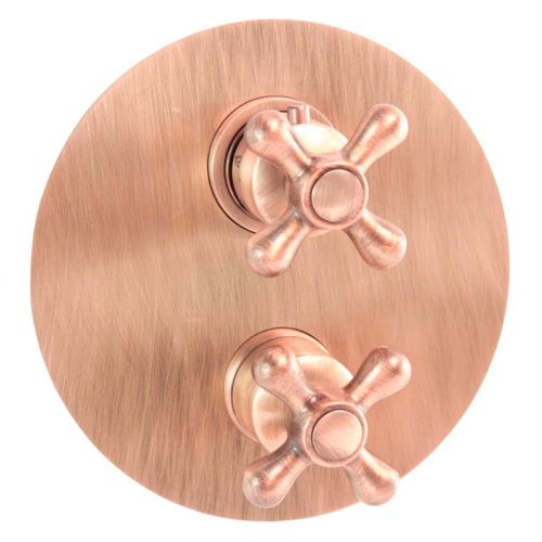 Смеситель для ванны и душа Webert Armony AM970903060 настенный медь с термостатом