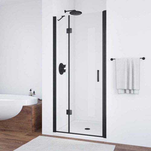 Душевая дверь Vegas-Glass AFP TUR+NOVO AFP NOVO 120 02М crystalvision L 120х189 стекло прозрачное профиль черный матовый