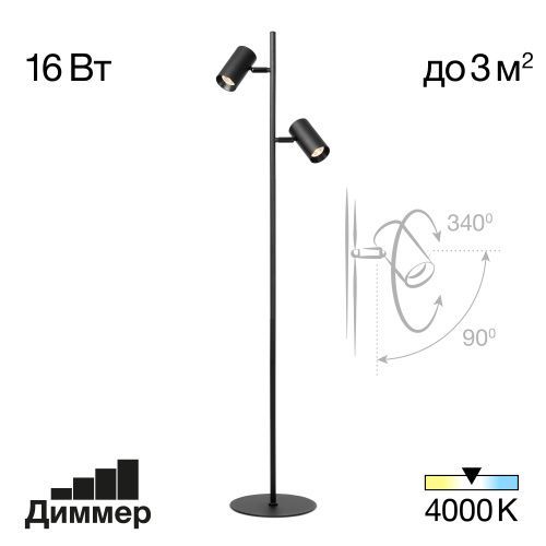 Торшер Citilux Twin (Твин) CL809011N