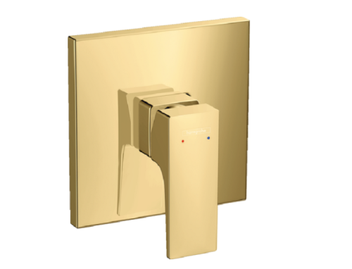 Смеситель Hansgrohe Metropol 32565990 настенный встраиваемый золото без термостата