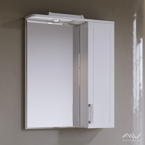 Зеркало-шкаф Alavann Vittoria 60 ALV0272001 с подсветкой правосторонний