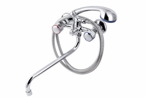 Смеситель для ванны и душа FAUZT FZs-471-63 настенный хром