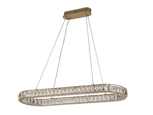 Люстра подвесная Newport 8580 8580/90 C oval gold