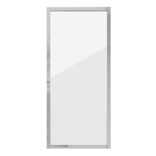 Боковая стенка Niagara Nova NG-A80 80х195 стекло прозрачное профиль хром глянцевый