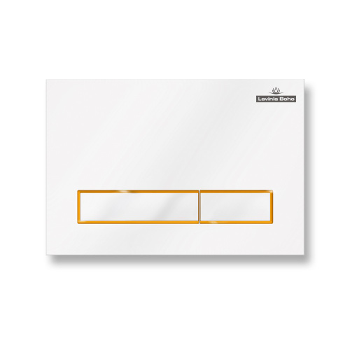 Клавиша смыва механическая Lavinia Boho RelFix 38050802 цвет белый/золото