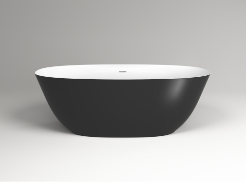 Ванна из искусственного камня Plumberia Selection Veloma VELOMA 170BN 170,5x75 отдельностоящая овальная