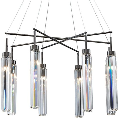 Люстра подвесная Newport 4520 4524+4/S black glossy