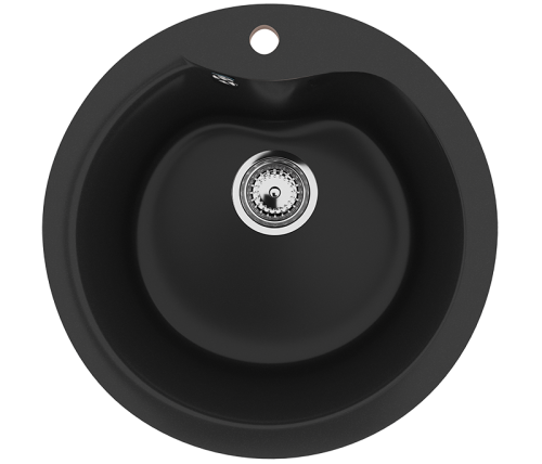 Кухонная мойка Ulgran Classic U-102-344 48х48 цвет черный