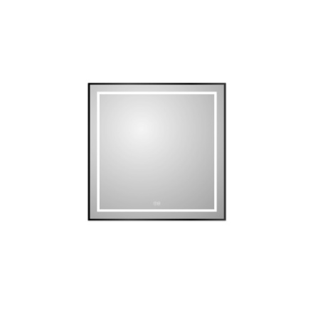 Зеркало BelBagno Kraft SPC-KRAFT-900-800-LED-TCH-WARM-NERO 90х80
