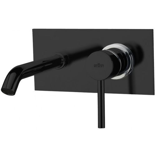 Смеситель для раковины Webert Elio EL830606564 настенный черный