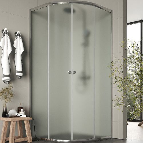 Душевой уголок Agger A01-090MCR/G 90х90 стекло матовое профиль хром без поддона