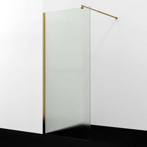 Душевая перегородка WasserKRAFT Rur 30W 30W40BG-TXG 120х200 стекло текстурное профиль золото матовое