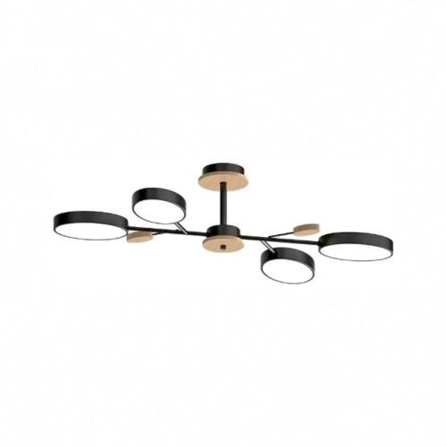 Люстра на штанге LED4U L3219-830 BK