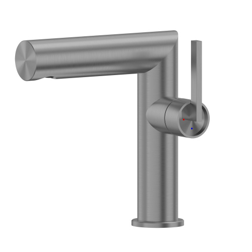 Смеситель Abber Perfekte 316 AF8A10BGG на раковину оружейная сталь брашированная