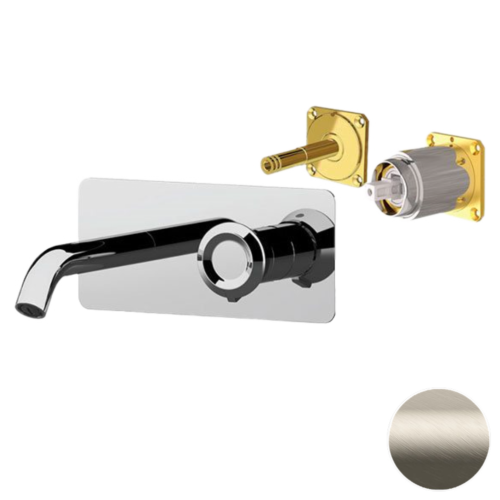 Смеситель для раковины Remer Element ET15KBXV встраиваемый в стену нержавеющая сталь