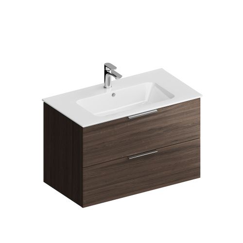 Тумба под раковину Kerama Marazzi GEOMETRICA PI.F.85\OLM 83х45х51 подвесная цвет коричневый