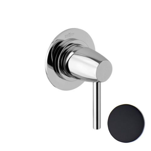 Смеситель для ванны и душа Webert Opera Moderna OE880101560 настенный черный