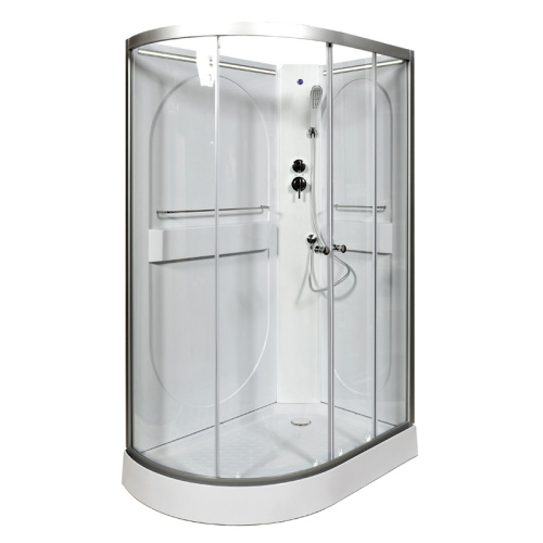 Душевая кабина AvaCan L602RNLED 120х80 асимметричная без крыши
