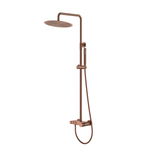 Душевая стойка Boheme Stick 128-BRB.2 настенная цвет бронза брашированная