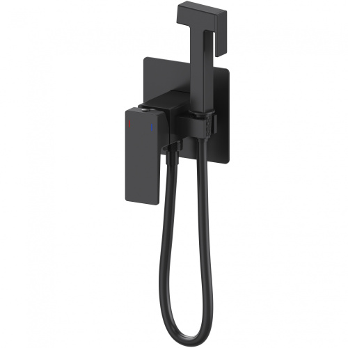 Смеситель для ванны и душа Wonzon & Woghand CUBE 2.0 WW-88829068-MB встраиваемый в стену черный